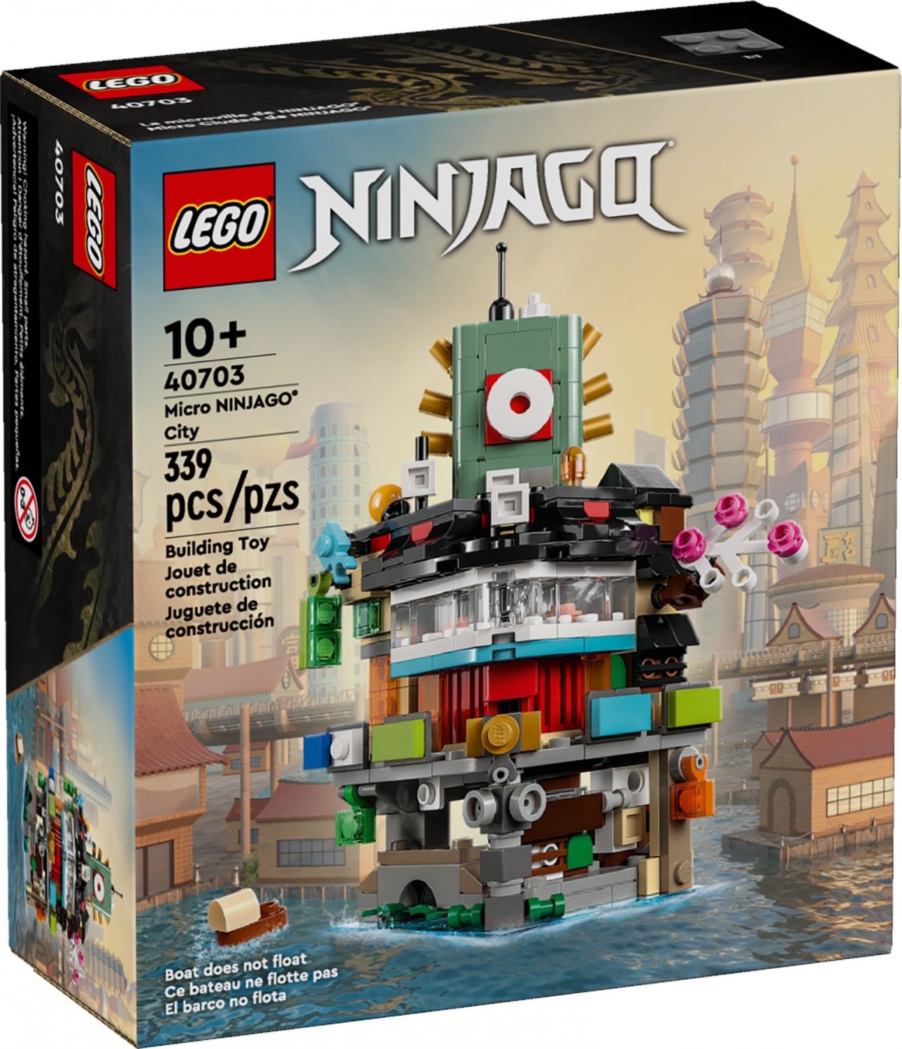LEGO&Acirc;&reg; Ninjago Micro City 40703 (2023) New VIP Set in Box!