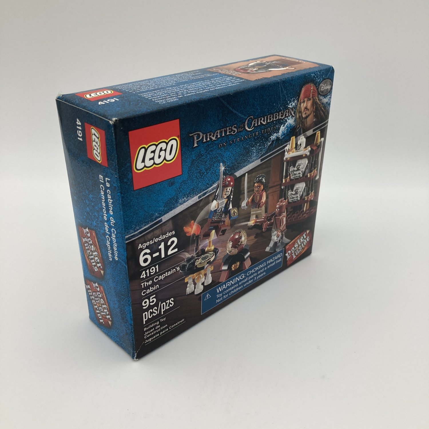 Lego Pirates of the Caribbean Captain's Cabin 4191 (2011) Sealed!