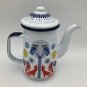 Wild & Wolf Nina Jared Night & Day Enamelware Teapot (2014) EUC