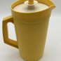 Vintage Tupperware 874 Yellow 1 Quart Pitcher (small) VGUC