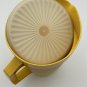 Vintage Tupperware 874 Yellow 1 Quart Pitcher (small) VGUC