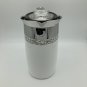 Corning Ware Coffee Percolator 10 cup Electromatic P-480 EP (1966-69) Platinum Filigree EUC