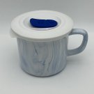 Corning Ware 20 oz Marble Mug in Blue Tie Dye EUC Corning Ware 20 oz Marble Mug in Blue Tie Dye EUC