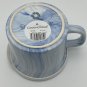 Corning Ware 20 oz Marble Mug in Blue Tie Dye EUC
