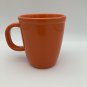Peet's Coffee & Tea Bright Orange Bodum Mug 12 oz  EUC