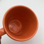 Peet's Coffee & Tea Bright Orange Bodum Mug 12 oz  EUC