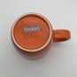 Peet's Coffee & Tea Bright Orange Bodum Mug 12 oz  EUC