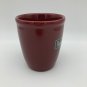 Peet's Coffee & Tea Burgundy Maroon Bodum Mug 12 oz GUC
