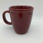 Peet's Coffee & Tea Burgundy Maroon Bodum Mug 12 oz GUC