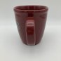 Peet's Coffee & Tea Burgundy Maroon Bodum Mug 12 oz GUC