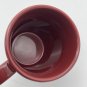 Peet's Coffee & Tea Burgundy Maroon Bodum Mug 12 oz GUC