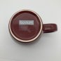 Peet's Coffee & Tea Burgundy Maroon Bodum Mug 12 oz GUC