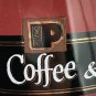 Peet's Coffee & Tea Burgundy Maroon Bodum Mug 12 oz GUC