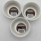 New! (3) Corning Ware Ramekins 4 oz Stoneware NWT