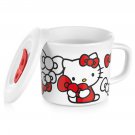 New! Corning Ware Hello Kitty 20 oz Mug Red & Black NWT New! Corning Ware Hello Kitty 20 oz Mug Red & Black NWT