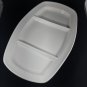 Apilco White Serving Tray Divided 13 x 9" Stoneware EUC France