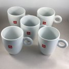 illy Logo Coffee Cup set of 5 - 8 oz IPA Italy EUC illy Logo Coffee Cup set of 5 - 8 oz IPA Italy EUC