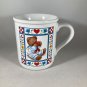 Vintage Butterfield Bear Sailor Boy Mug by Current (1985) Hearts Flowers Japan EUC