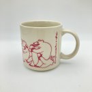 1984 Taylor & Ng Naughty Bears 10 oz Pink on Cream Mug EUC Japan 1984 Taylor & Ng Naughty Bears 10 oz Pink on Cream Mug EUC Japan