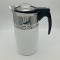 Corning Ware Coffee Percolator 10 cup Electromatic P-480 EP (1966-69) Platinum Filigree EUC