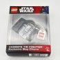 Lego Star Wars Vader's Tie Fighter Bag Charm Keychain 852115 (2007) New!