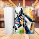 Donkey Animal 20oz PNG Sublimation Tumbler Wrap Design Mugs Cups