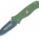 Smith & Wesson Knives / Extreme Ops, G-10 Handle (Green)