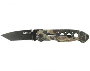 M-Tech Knives / Camouflage Folder - Ti-treated Blade