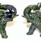 Jade Elephants / 3.75" - Set of Two (Green Jade)