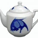 Blue Goldfish Teapot