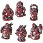 Lucky Mini Buddhas / Hong Tze Collection (Set of Six)