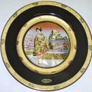Geisha in front of Golden Palace / 10" Gift Plate (24K Gold)
