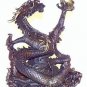 Bronze Dragon Sculpture 7.2"