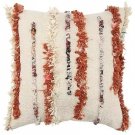 20"x20" Oversize Striped Decorative Filled Square Throw Pillow Orange