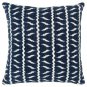 20"x20" Oversize Geometric Poly Filled Square Throw Pillow Navy Blue