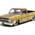 1985 Chevrolet C10 Pickup w/ JD3 Wheels – Patina Rust (Just Trucks) Diecast 1:24 Scale Model