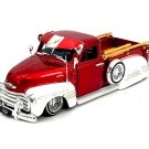 1:24 Model 1951 Chevrolet Pickup Lowrider Two-Tone Red / White - Street Low Diecast