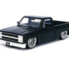 1:24 Scale 1985 Chevrolet C10 Pickup w/ Wire Wheels – Black Diecast Model