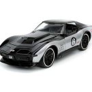 1969 Chevrolet Corvette Stingray #6 – Two-Tone Black/Silver Diecast 1:24 Scale Model