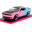 2015 Dodge Challenger SRT Hellcat Pink Blue Gradient (Pink Slips) Diecast 1:24 Scale Model