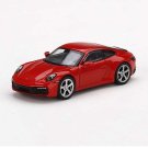 Porsche 911 (992) Carrera S Guards Red (Mini GT) Diecast 1:64 Model True Scale Miniatures