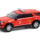 2020 Ford Police Interceptor Utility Chicago Illinois Fire Department Battalion Chief Diecast 1:64