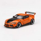 Toyota GR Supra V1.0 Orange Diecast 1:64 Scale Model
