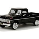 1969 Ford F-100 Pickup Truck Black (American Classics) Diecast 1:24 Scale Model