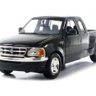 2001 Ford F150 Flareside Supercab Pickup Truck Black Diecast 1:24 Scale Model