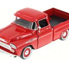 1958 Chevrolet Apache Fleetside Pickup Red Diecast 1:24 Model Truck