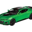 2017 Chevrolet Camaro ZL1 Metallic Green Diecast 1:24 Scale Model