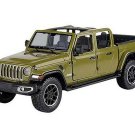 2021 Jeep Gladiator Overland Pickup Truck Green Open Top Diecast 1:24 Scale Model