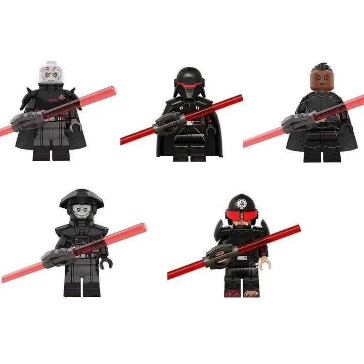 5pcs Star Wars Inquisitor Second Sister Fifth Brother Ninth Sister Minifigures
