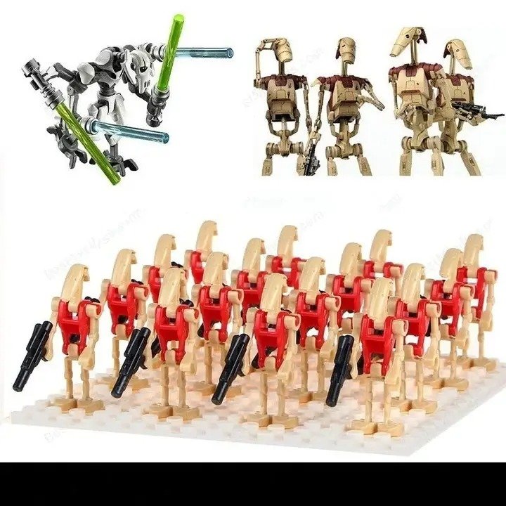 21pcs/set Battle Droid & General Grievous - Star Wars The Clone Wars Minifigures